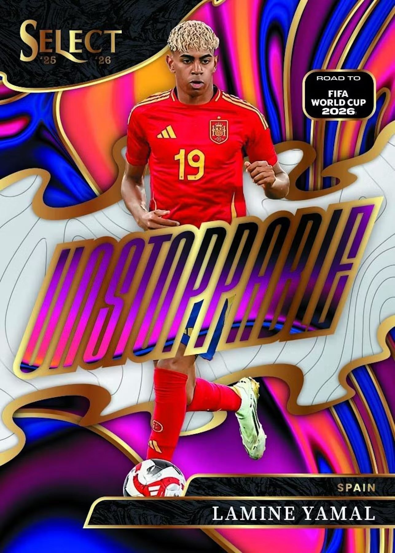 ⚽ Random Team Break #1491 – 1× 2025/26 Panini Select Road to FIFA World Cup Soccer Hobby Boks - break addicts