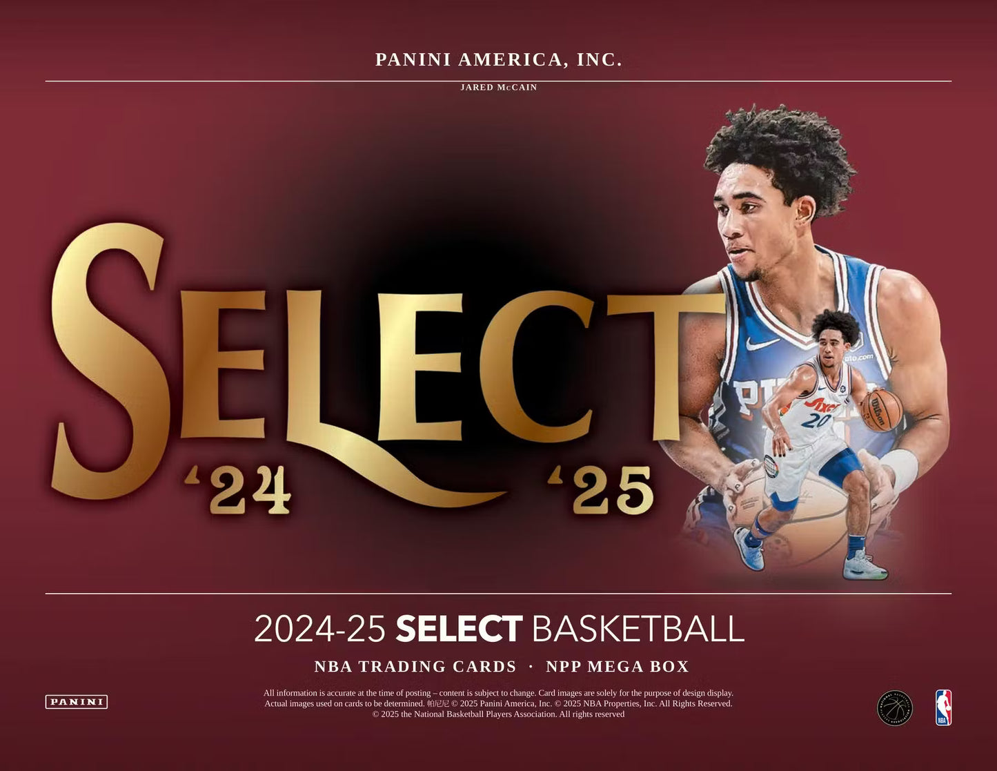 2024/25 Panini Select Basketball Mega Pakke (Blue, Pink, Orange Cracked Ice!)