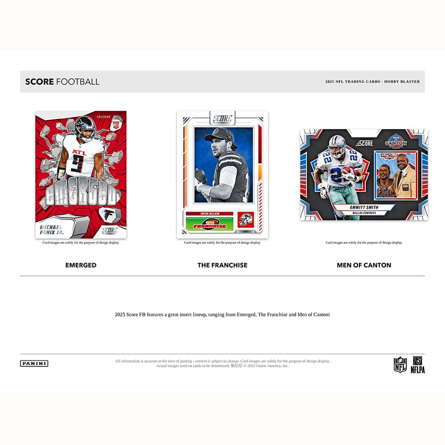 2025 Score Football Blaster Boks