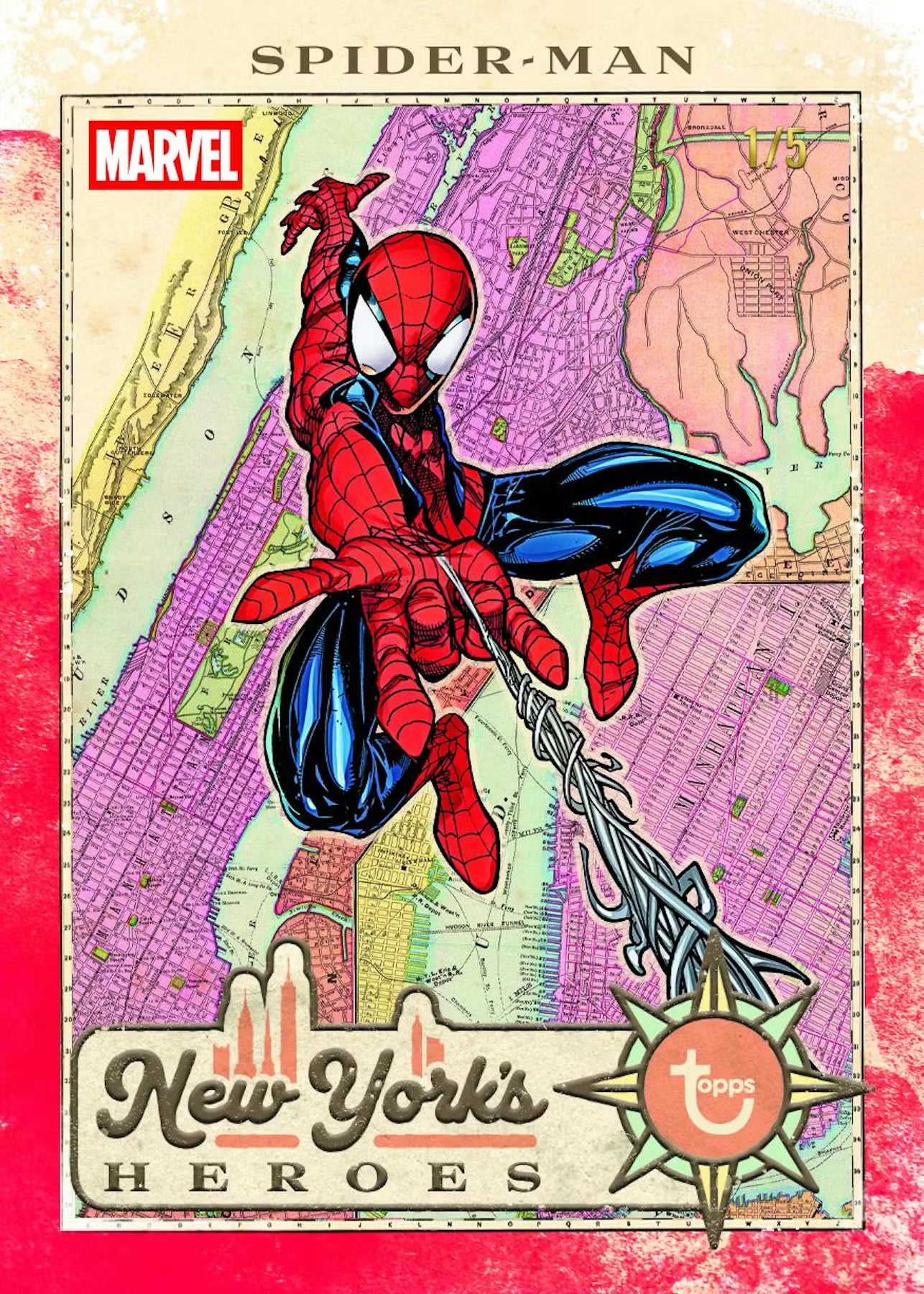 Random Character break #1240 - 1x Topps Marvel Brooklyn Captain America 2025 - Hobby Boks