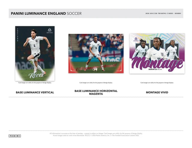 2026 Panini Luminance England Soccer Hobby