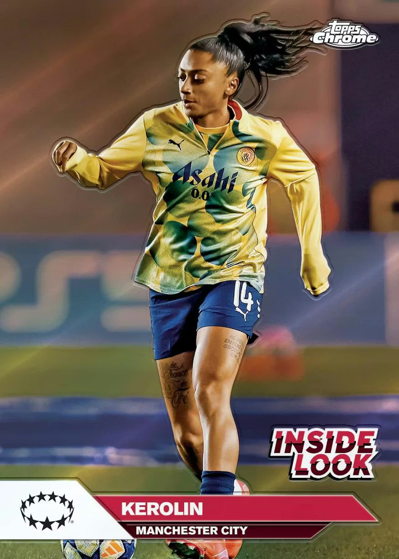 2024/25 Topps Chrome UEFA Women's Champions League Soccer Blaster Boks - break addicts