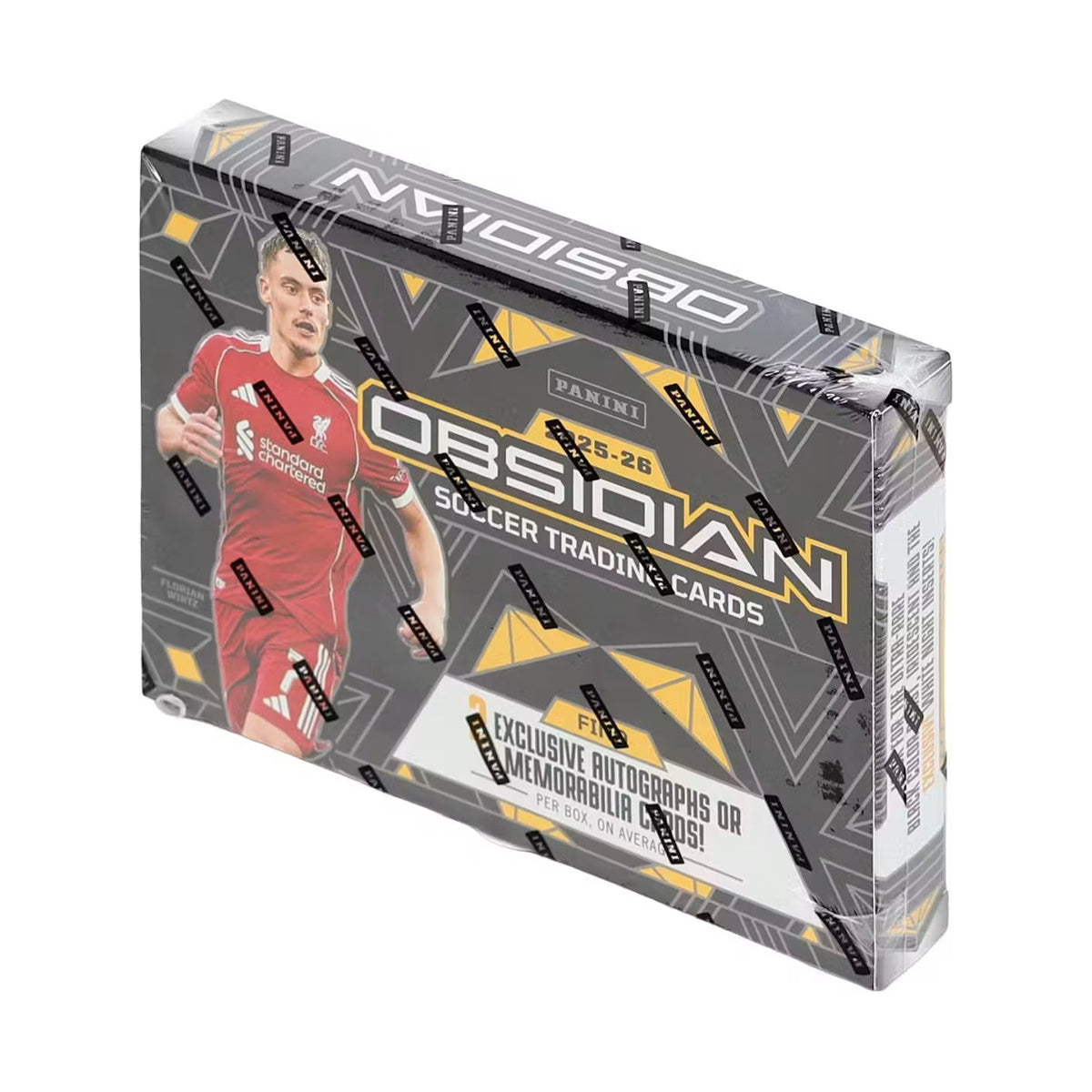 2025/26 Panini Obsidian Soccer Hobby International boks, original emballasje