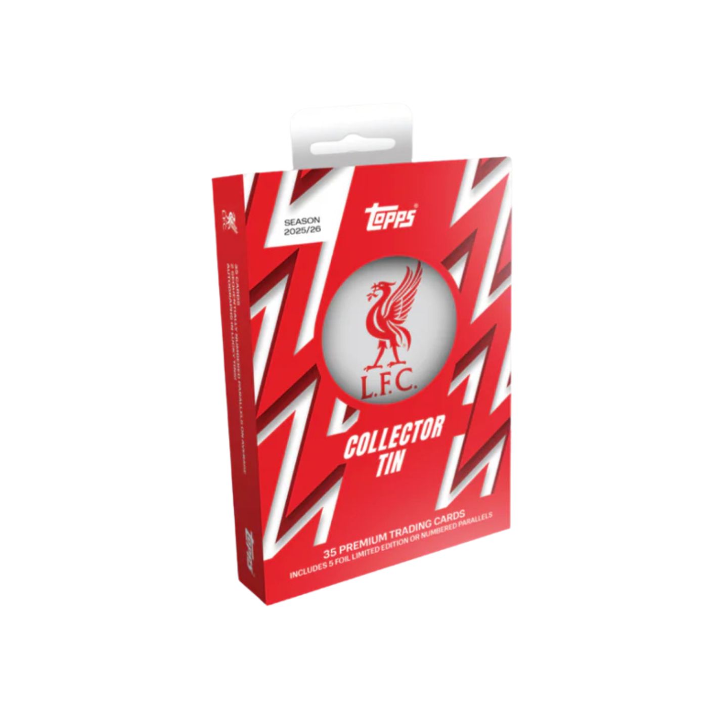 2025-26 Topps Liverpool Collectors Tin (Pre-Order Sendes ut fra 17.11.25)