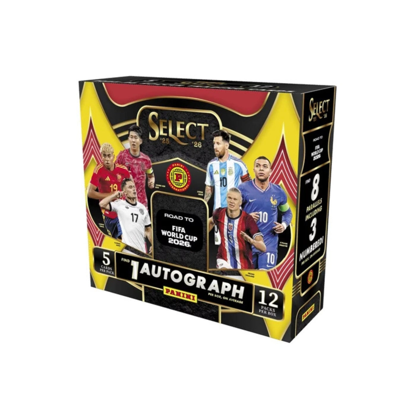 2025/26 Panini Select Road to FIFA World Cup Soccer Hobby International boks