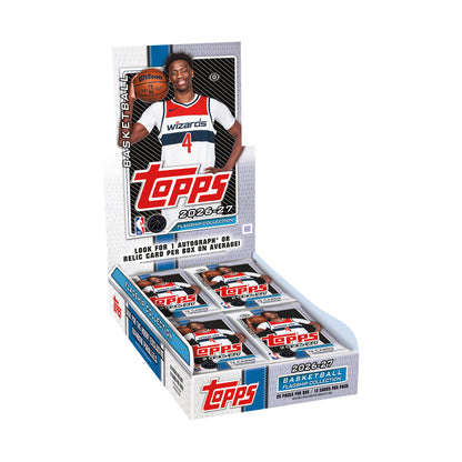 2026/27 Topps Flagship Basketball Hobby boks med 20 pakker