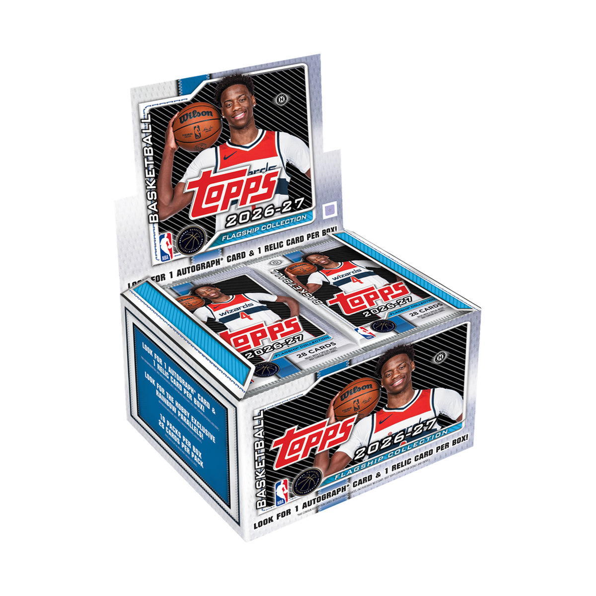 2026/27 Topps Flagship Basketball Jumbo boks med 10 pakker