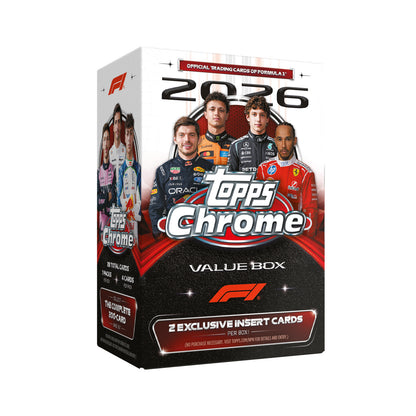 Topps Chrome Formula One 2026 Blaster Boks (Forhåndsbestilling) - break addicts
