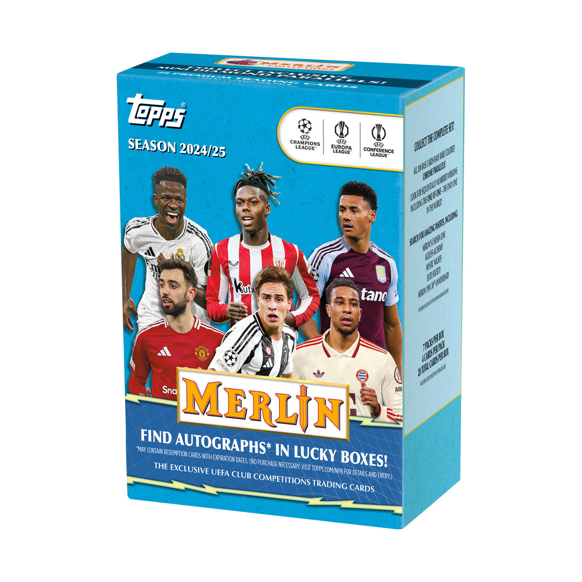 2024/25 Topps Merlin UEFA Club Competitions Blaster Boks