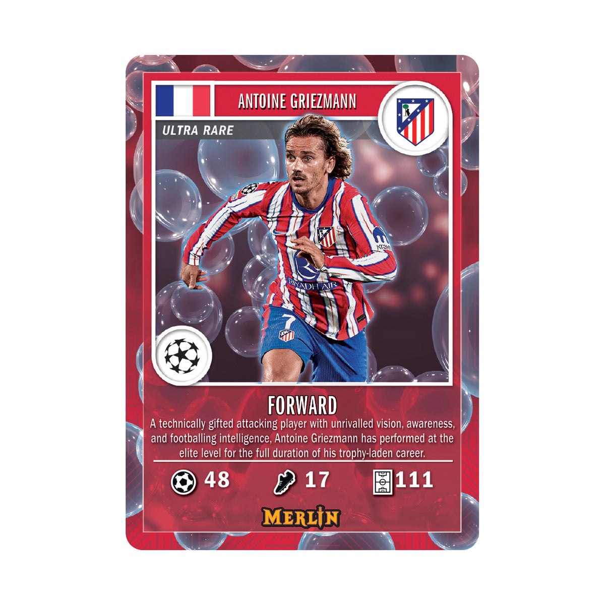 Antoine Griezmann Merlin's Gamers, produsentens korteksempel, ikke garantert innhold