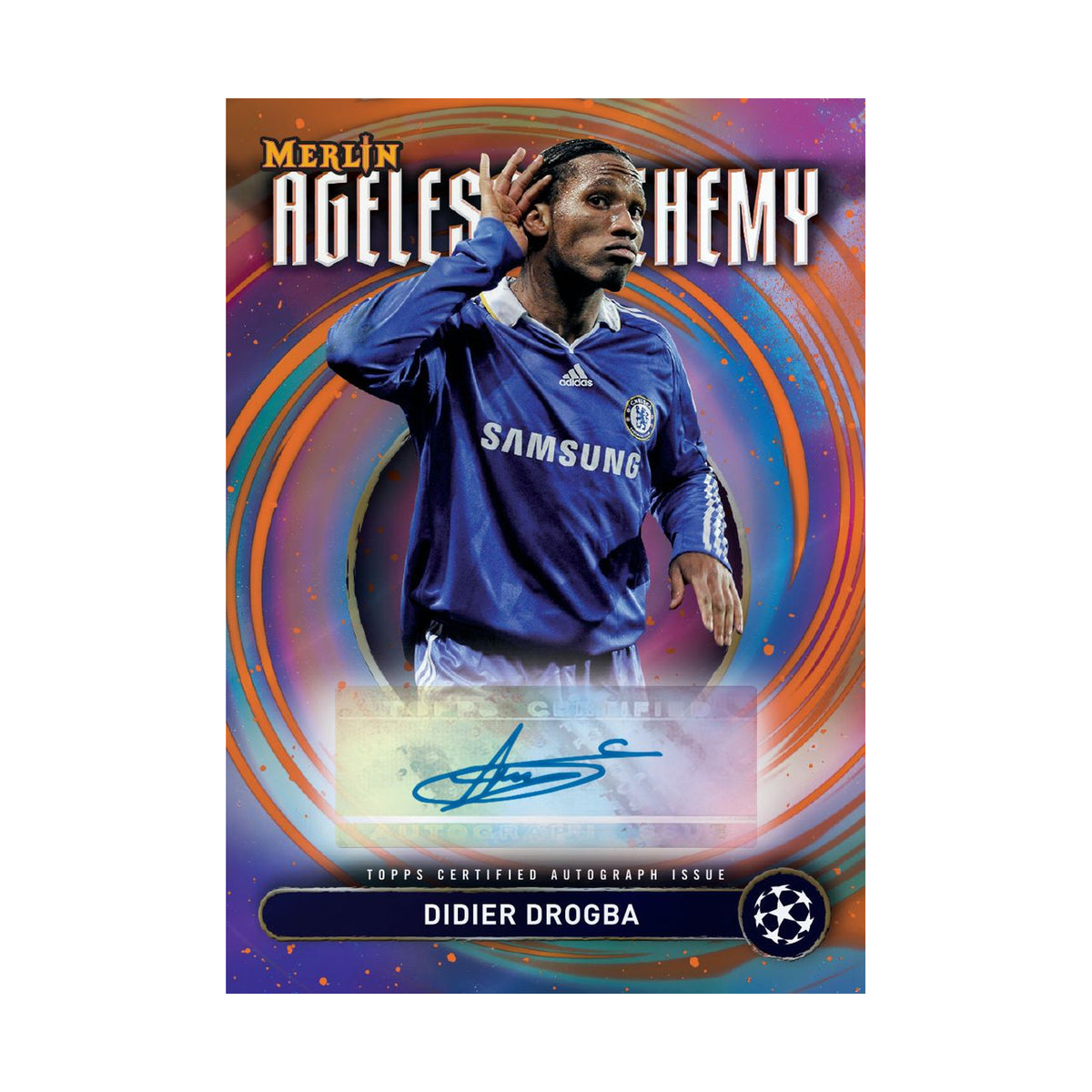 Didier Drogba Ageless Alchemy autograf, produsentens korteksempel, ikke garantert innhold