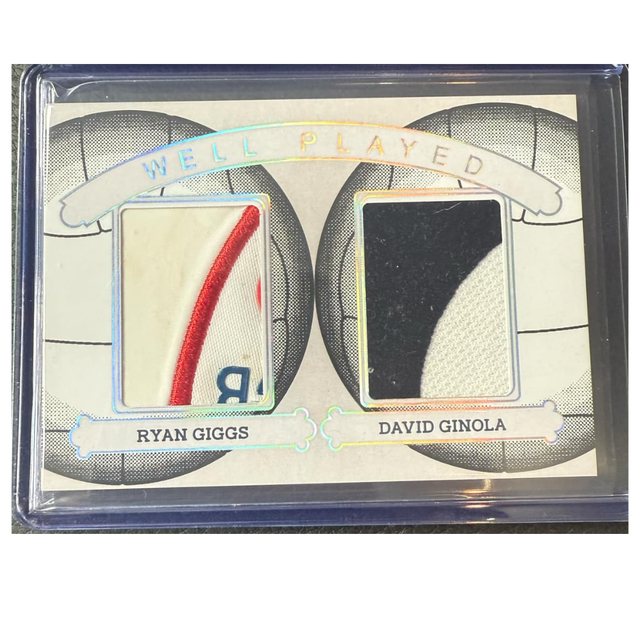 Ryan Giggs & David Ginola – Rainbow Dual Patch 1/1