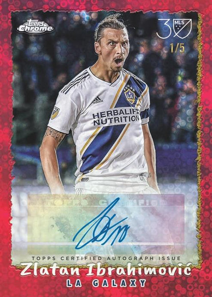 Random Team Break #1234 – 1x 2025 Topps Chrome MLS Soccer Hobby Boks - break addicts