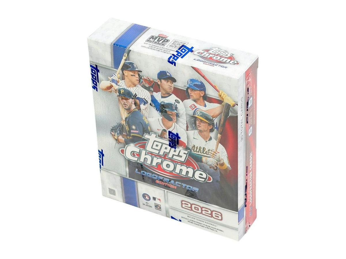 2026 Topps Chrome Baseball Logofractor Edition Boks