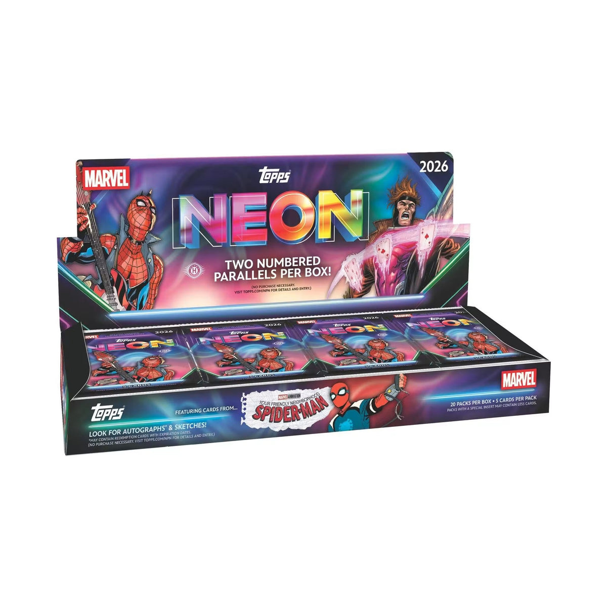 2026 Topps Marvel Neon Hobbyboks - break addicts