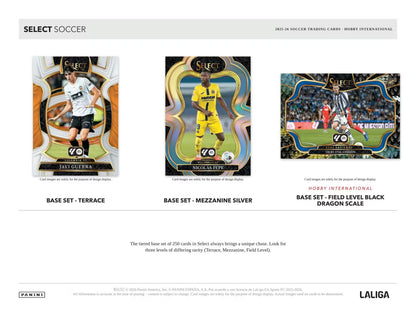 2025/26 Panini Select La Liga Soccer Hobby International Boks - break addicts