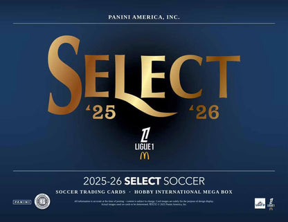 2025/26 Panini Select Ligue 1 Soccer International Mega Hobby Boks