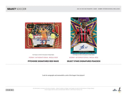 2025/26 Panini Select Ligue 1 Soccer International Mega Hobby Boks
