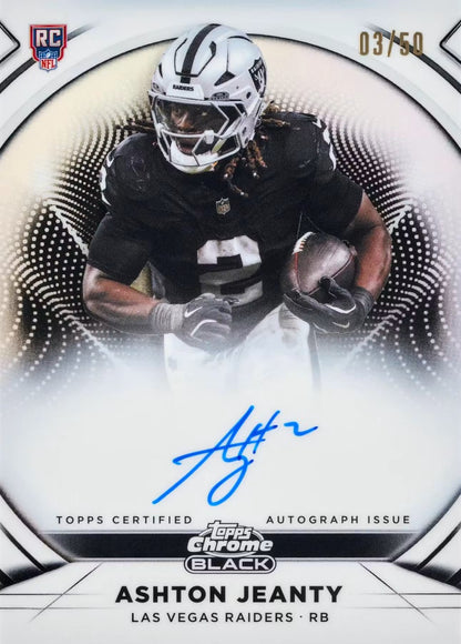 2025 Topps Chrome Black Football Hobby Boks