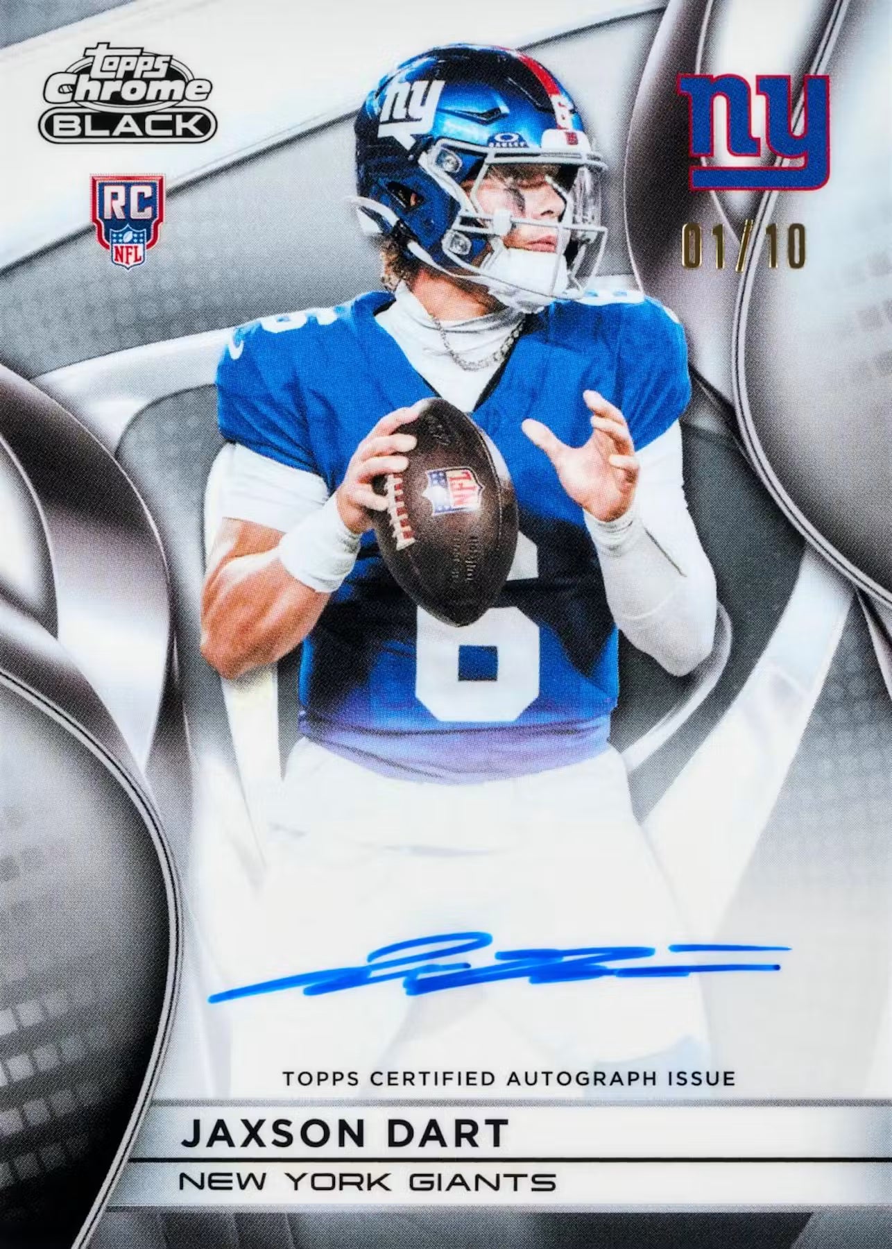 2025 Topps Chrome Black Football Hobby Boks