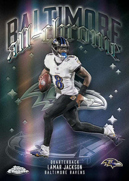 2025 Topps Chrome Football Blaster Boks - break addicts