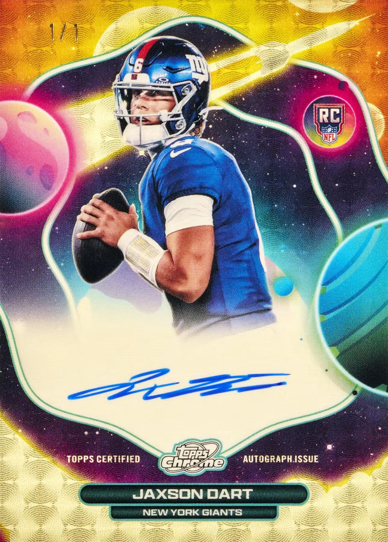 2025 Topps Cosmic Chrome Football Hobby Boks (Forhåndssalg Lansering 19.06.26)