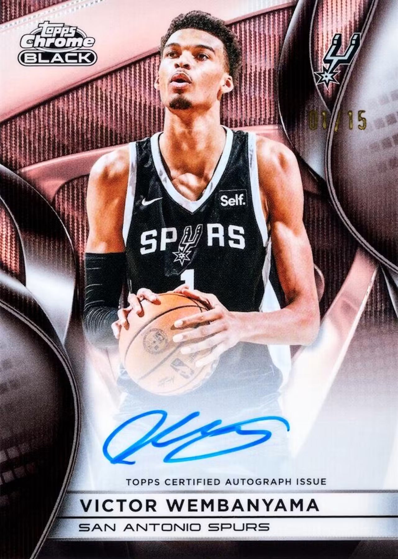 2025/26 Topps Chrome Black Basketball Hobby boks (Forhåndssalg)