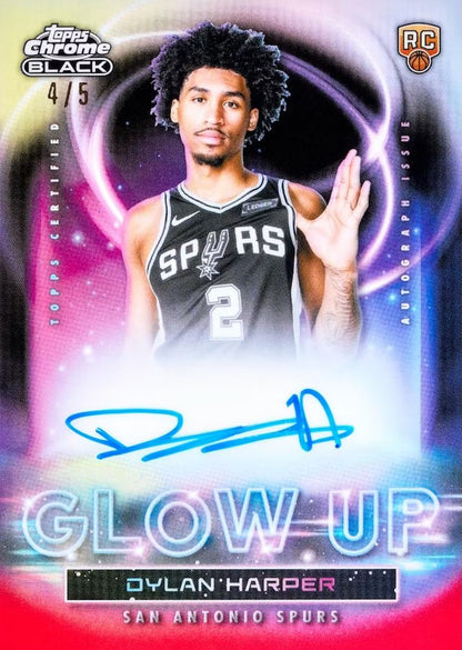 2025/26 Topps Chrome Black Basketball Hobby boks (Forhåndssalg)