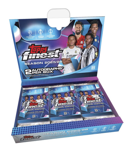 ⚽ PYT/P Case Break #1428 – 1× 2025/26 Topps UEFA Club Competitions Finest Soccer Hobby Case