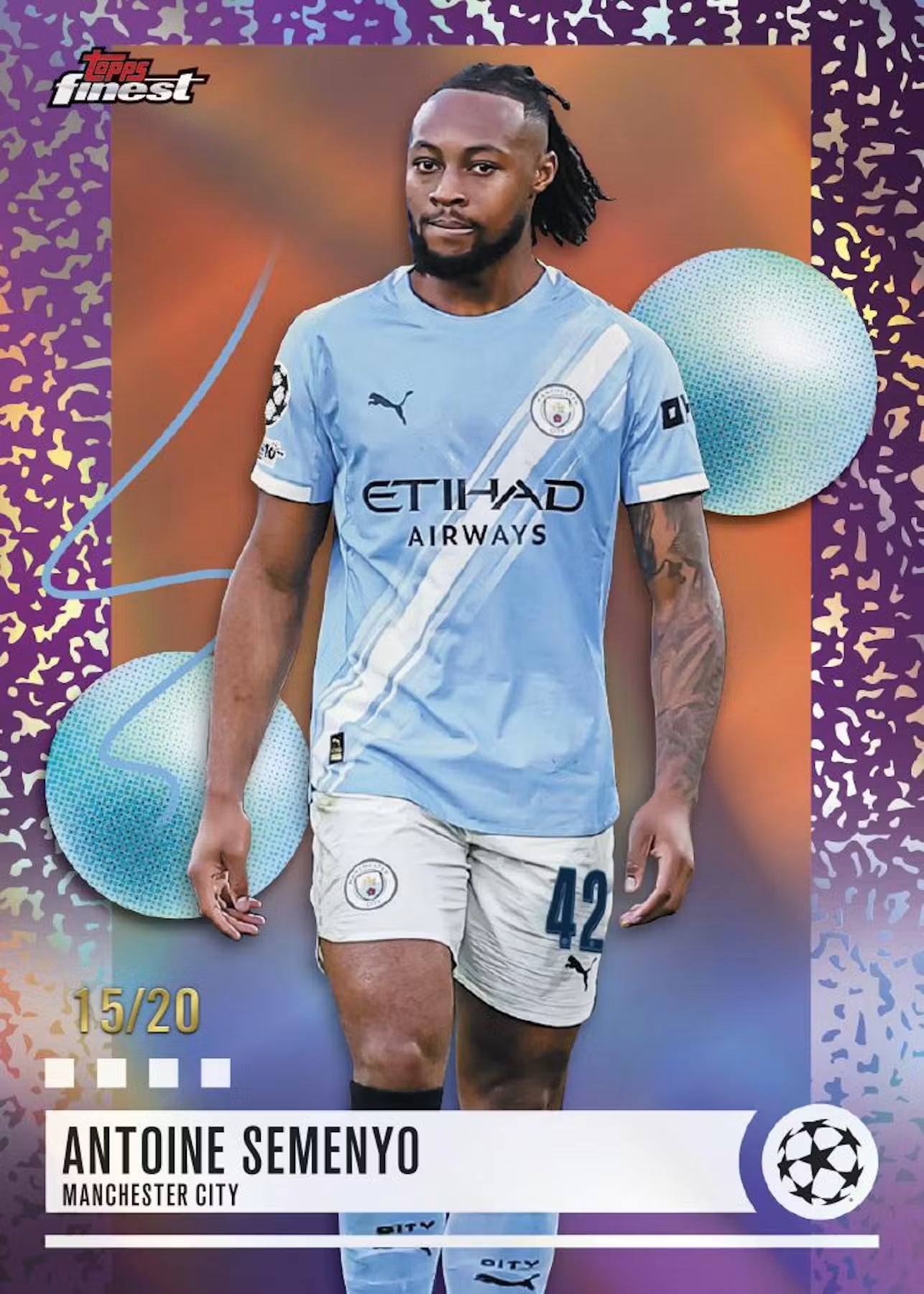 2025/26 Topps UEFA Club Competitions Finest Soccer Hobby Boks (Forhåndssalg Lansering 25.06.26)