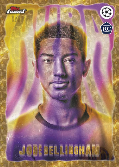 2025/26 Topps UEFA Club Competitions Finest Soccer Hobby Boks (Forhåndssalg Lansering 25.06.26)