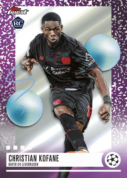 2025/26 Topps UEFA Club Competitions Finest Soccer Hobby Boks (Forhåndssalg Lansering 25.06.26)