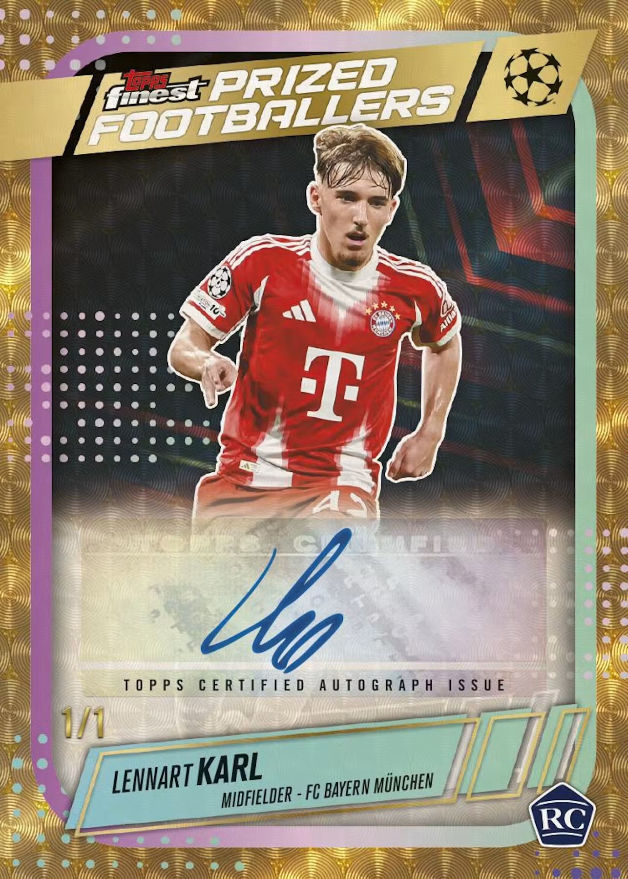 2025/26 Topps UEFA Club Competitions Finest Soccer Hobby Boks (Forhåndssalg Lansering 25.06.26)