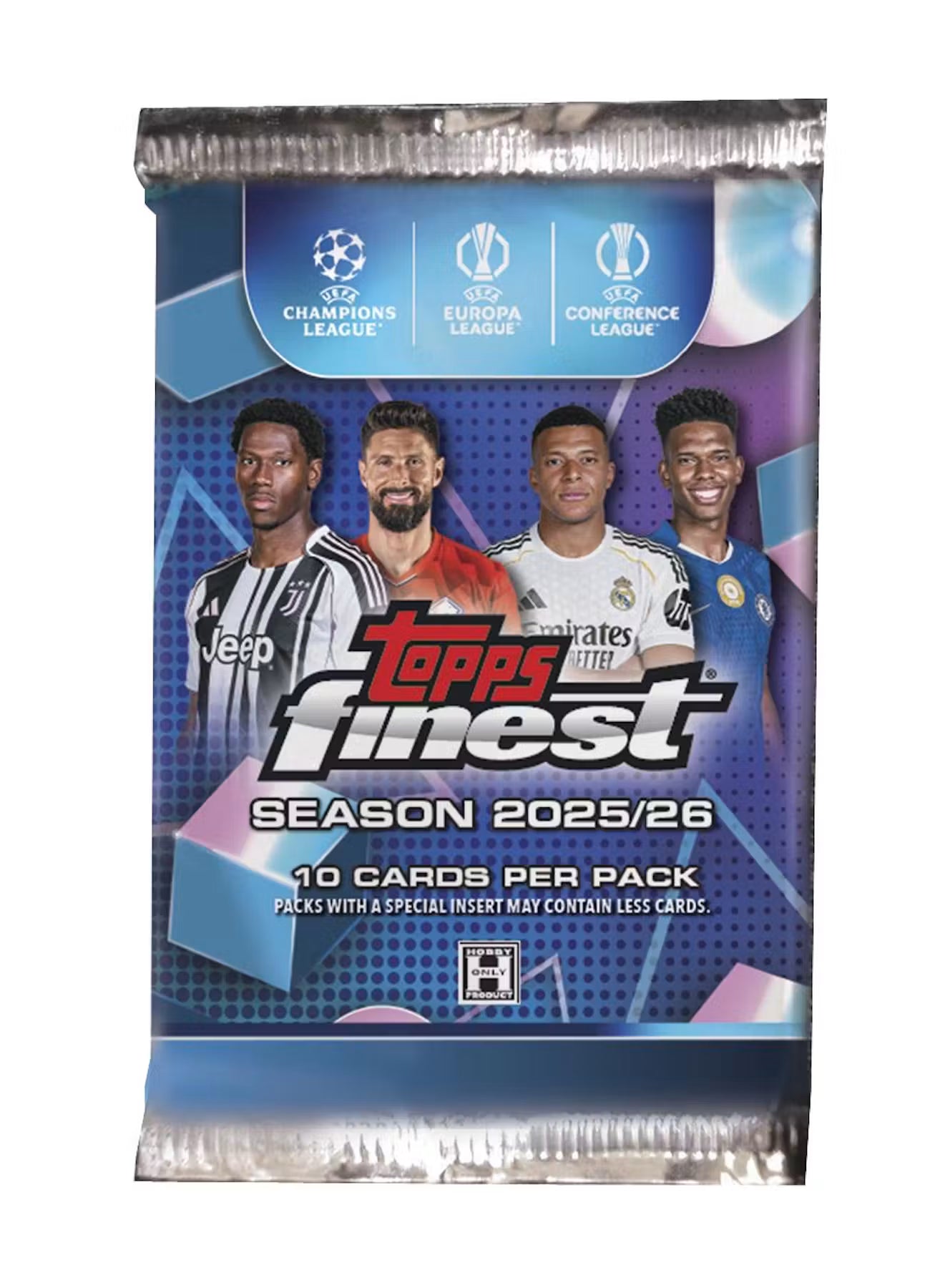2025/26 Topps UEFA Club Competitions Finest Soccer Hobby Boks (Forhåndssalg Lansering 25.06.26)