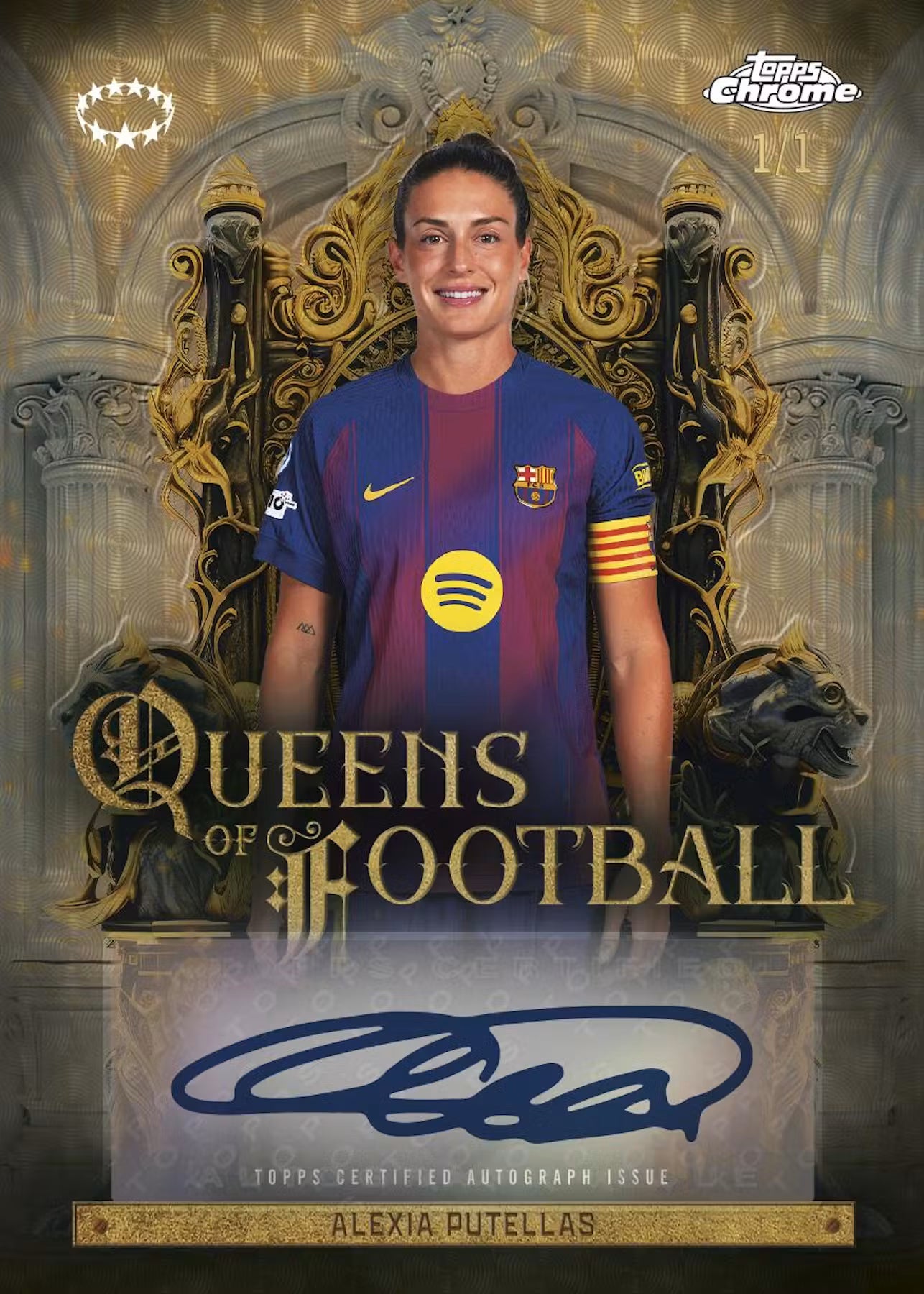 2025/26 Topps Chrome Women's UEFA Champions League Soccer Hobby Boks