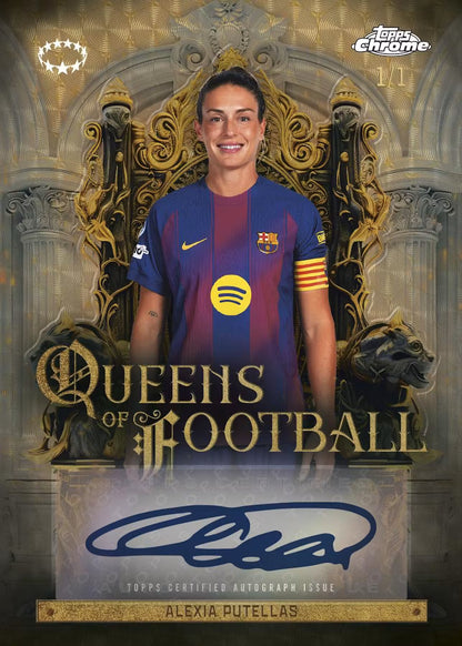 2025/26 Topps Chrome Women's UEFA Champions League Soccer Hobby Boks