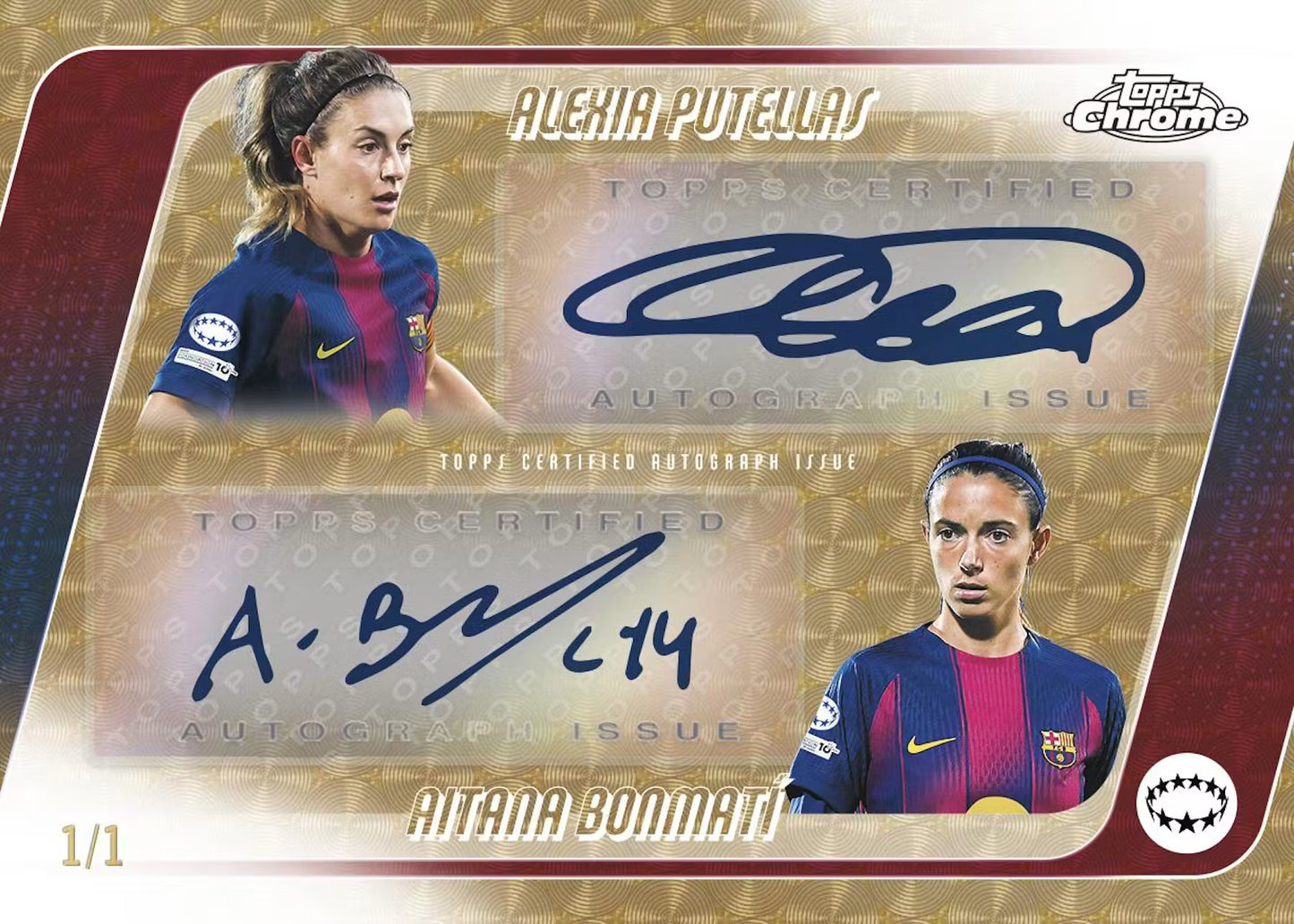 2025/26 Topps Chrome Women's UEFA Champions League Soccer Hobby Boks