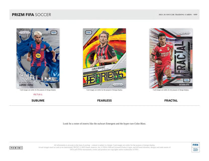 2025/26 Panini Prizm FIFA Soccer 24-Pack Retail Boks - break addicts