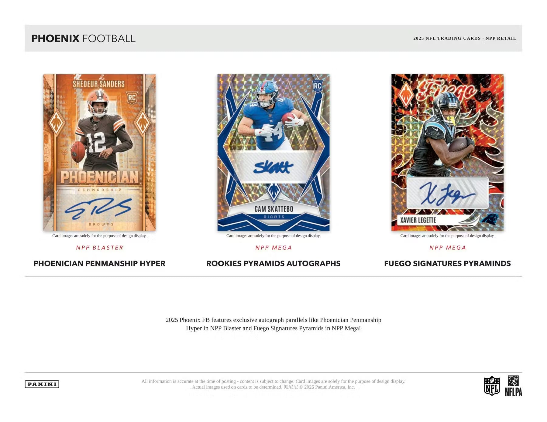 🔥 Random Team Break #1228 – 2x 2025 Panini Phoenix Football Mega Box (Pyramids Parallels) - break addicts
