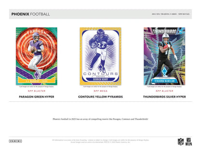 🔥 Random Team Break #1228 – 2x 2025 Panini Phoenix Football Mega Box (Pyramids Parallels) - break addicts
