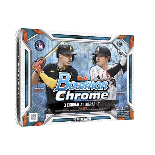 2026 Bowman Chrome Baseball Delight boks (Forhåndssalg)