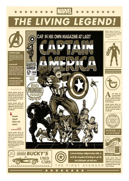 Random  Character  break #1240 - 1x  Topps Marvel Brooklyn Captain America 2025 - Hobby Boks