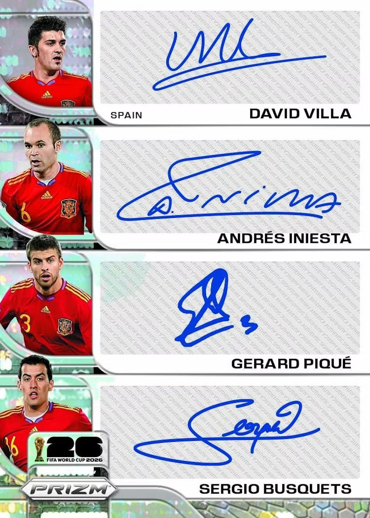 ⚽ Random Team Break #1581 - 1× 2026 Panini Prizm FIFA World Cup Soccer Hobby Preferred boks