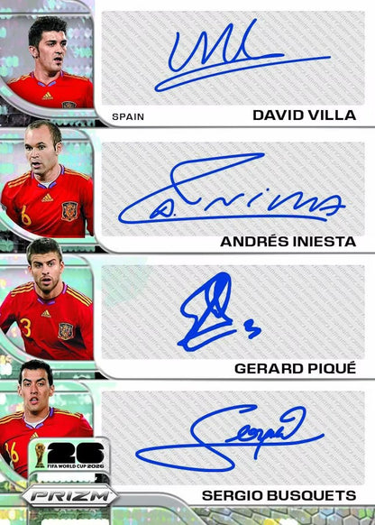 ⚽ Random Team Break #1581 - 1× 2026 Panini Prizm FIFA World Cup Soccer Hobby Preferred boks