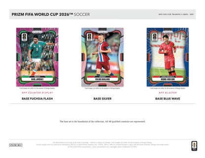 2026 Panini Prizm FIFA World Cup Soccer Mega boks (Red Disco Parallels!)