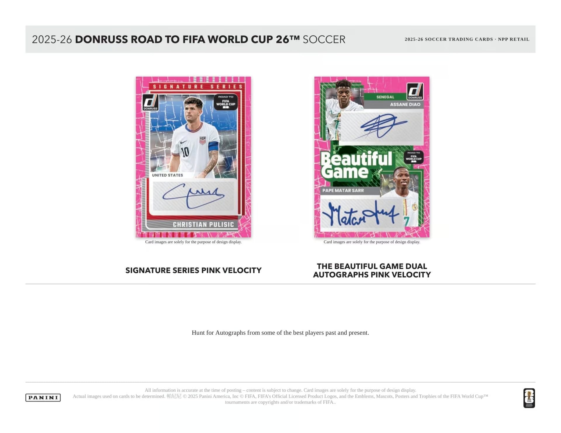 2025/26 Panini Donruss Road to FIFA World Cup Fat-Pack Pakke - break addicts