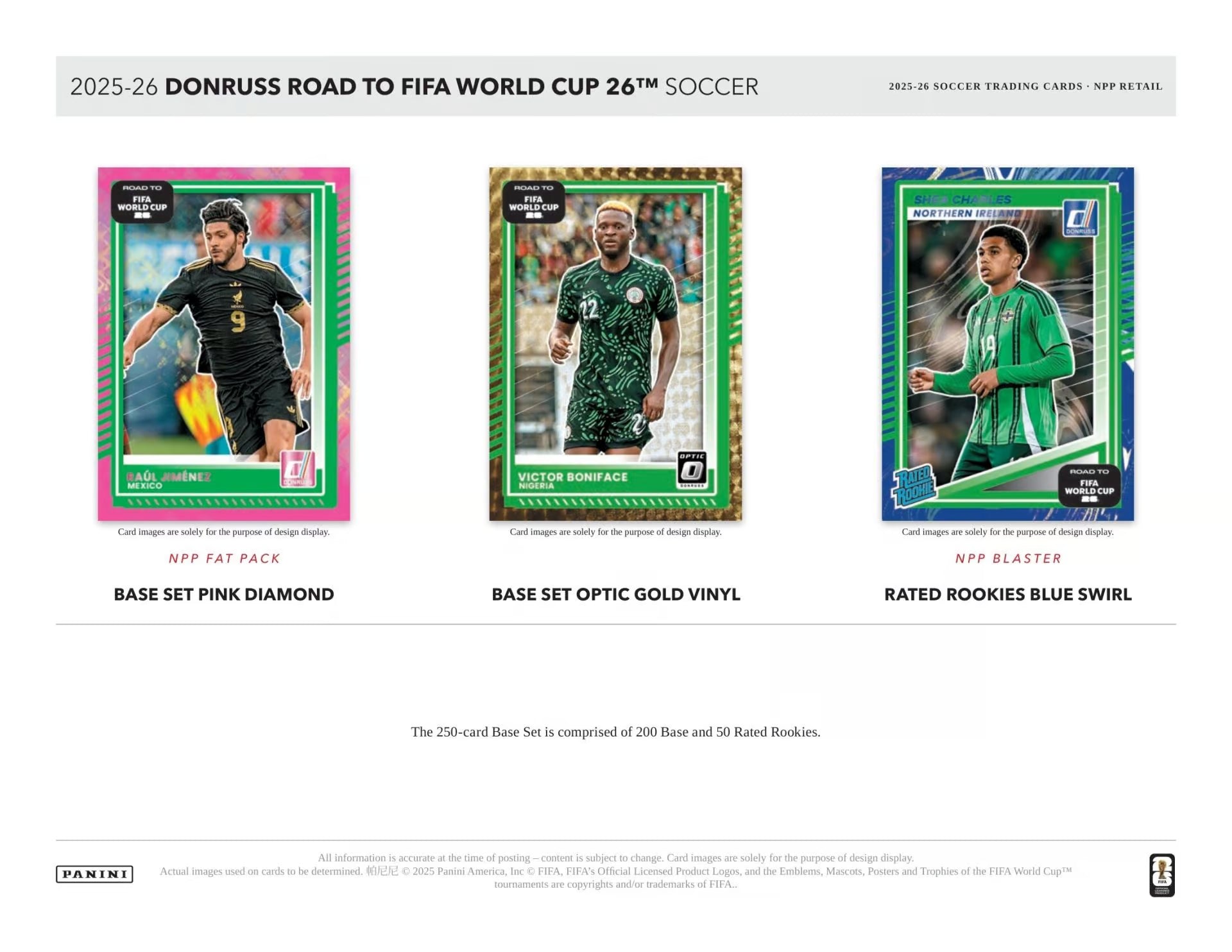 2025/26 Panini Donruss Road to FIFA World Cup Fat-Pack Pakke - break addicts