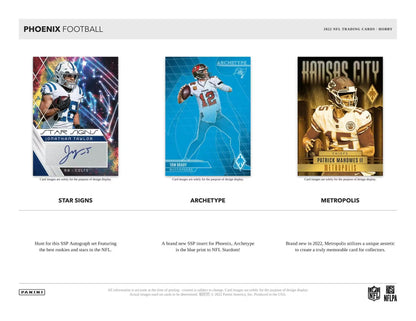2022 Panini Phoenix Football Hobby Boks - break addicts