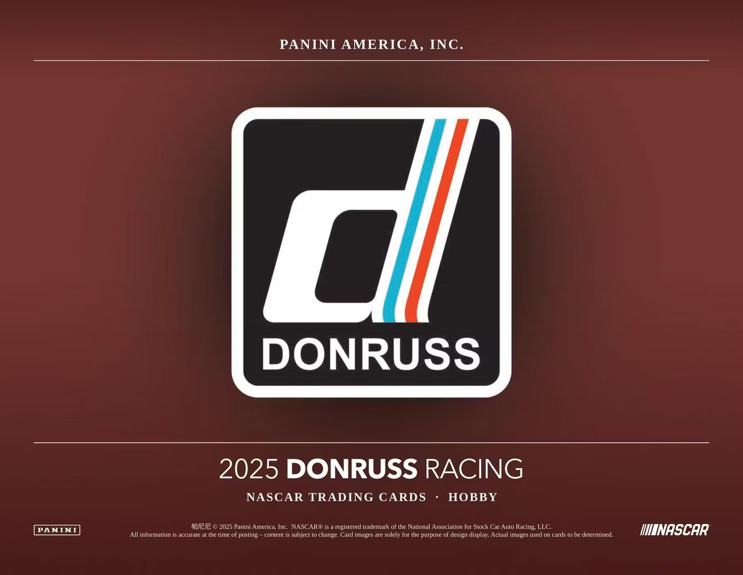 2025 Panini Donruss Racing Hobby Pakke