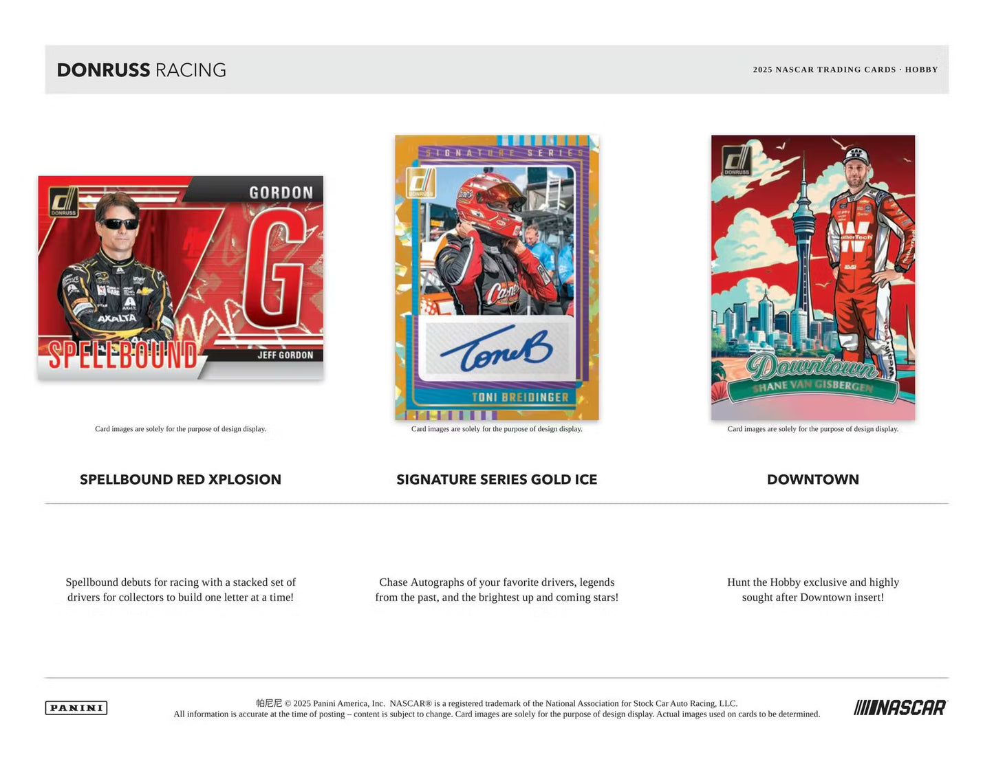2025 Panini Donruss Racing Hobby Pakke